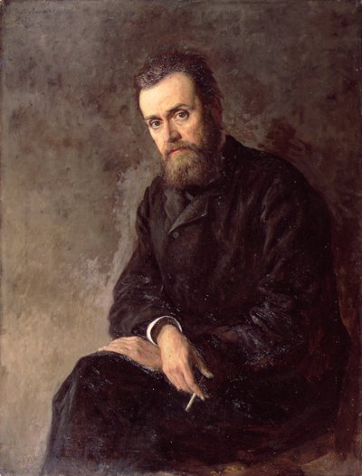 Portrait of Gleb I. Uspensky, 1884 by Nikolai Aleksandrovich Yaroshenko